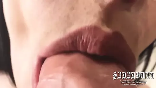 Birthday Blowjob To My Stepbrother, SO MUCH CUM IN MY MOUTH