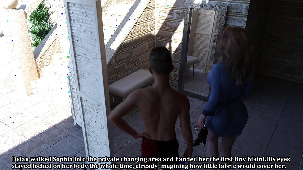 A Wife and Stepmother Real Fucking Bikini Show Turn Wild Lead to Lewd Shopping Mall