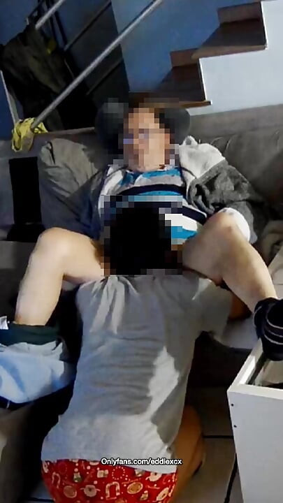 Young (19) Faggot Gives Grandpa a Blowjob (69)