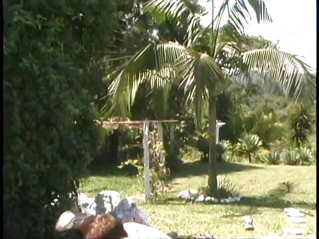 Pretty blonde shemale Adriana Shelldan bet banged by horny jockstrap near the pool