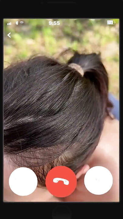 ¡Genial sensación! ¡Me ve soplar en la videollamada!