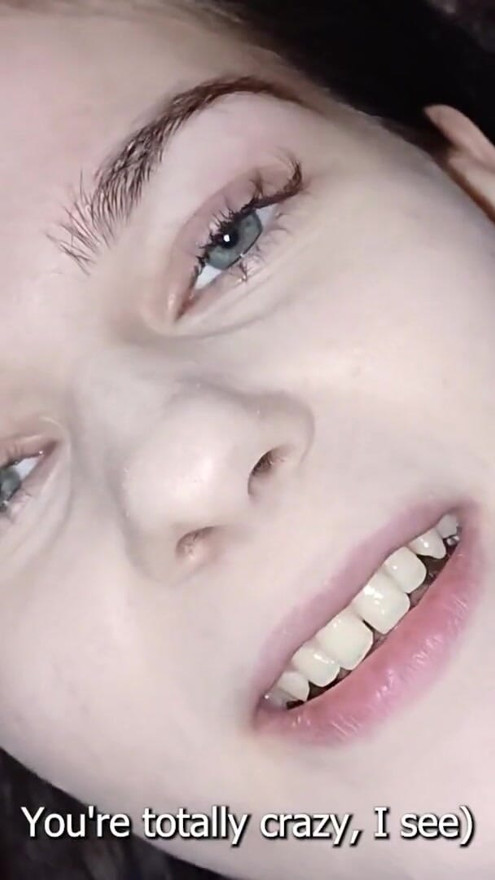 A friend came to drink coffee BUT SHE received a PORTION OF CUM in her mouth!!! | Clip 1