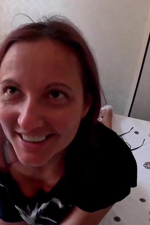 Sexy tanned milf rough fucked in her throat and doggystyle