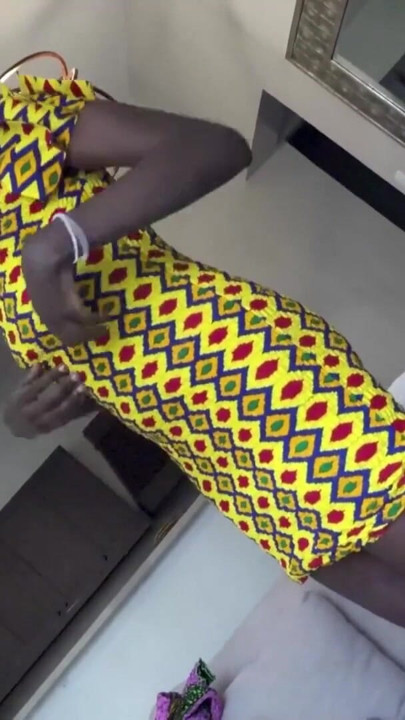 This EBONY Slut dropped down & started GAGGING On My BWC before she gets FACIAL POV | Clip 1