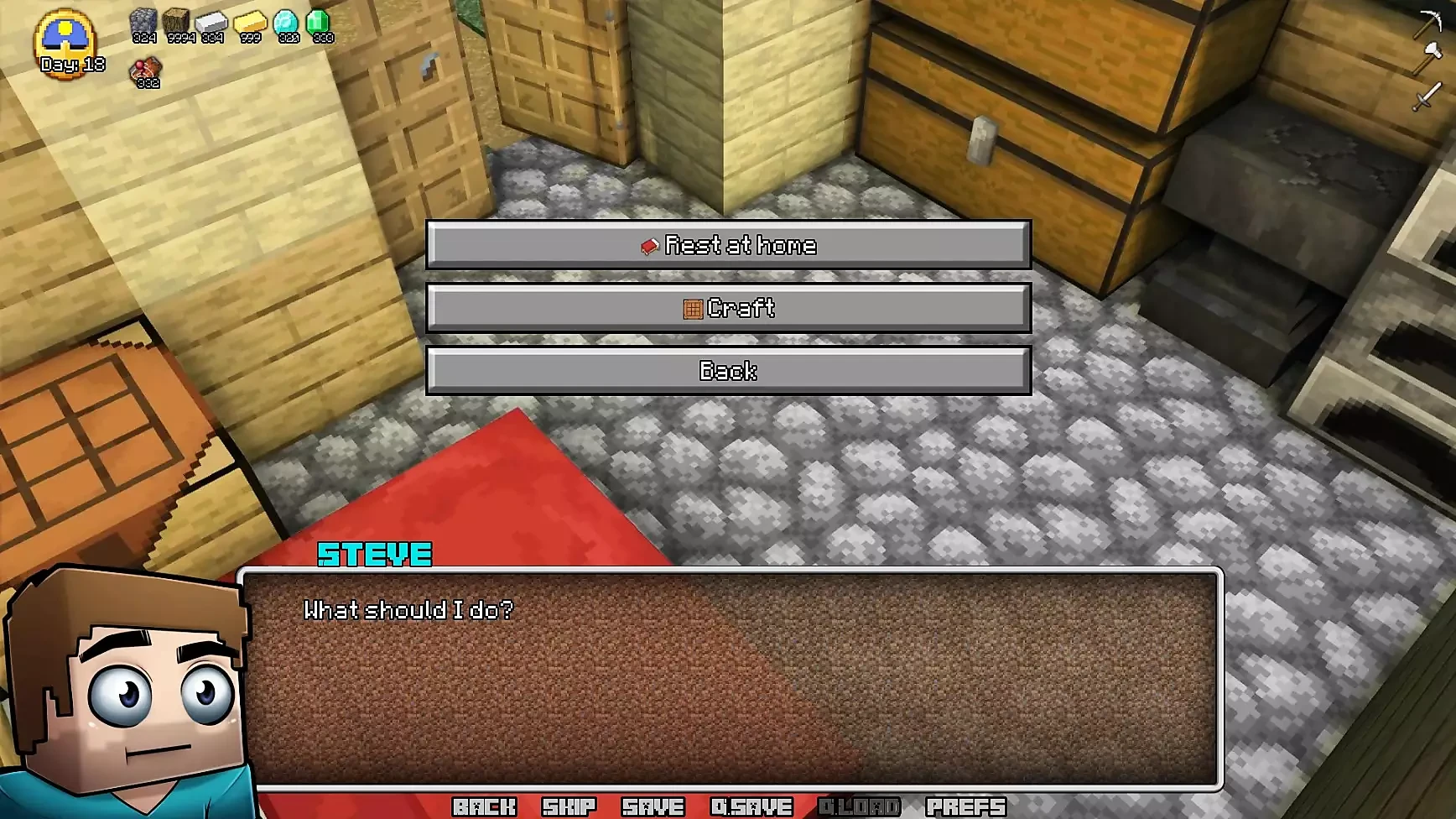 Minecraft horny craft - bagian 2 - cowgirl hot bikin ahegao dan strip oleh loveskysan69