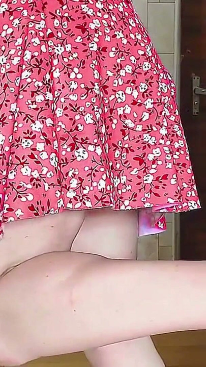 Sexy Ladyboy Striptease Solo Performance Hot Short Dress Big Ass | Clip 2
