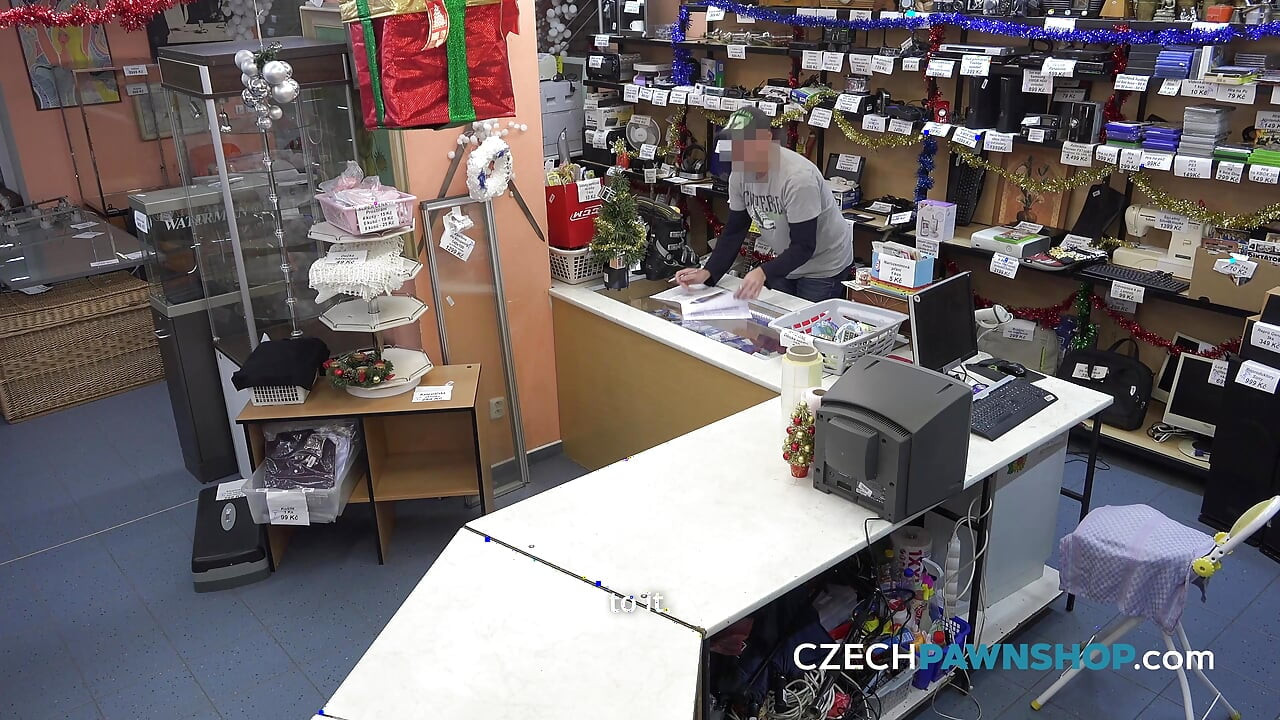 The busty blonde comes back for a very private deal (CzechPawnShop)