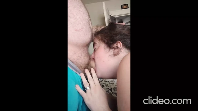 Blowing His Thick Cock