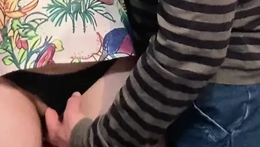 This Girl Let Me Rub Her Pussy in Public
