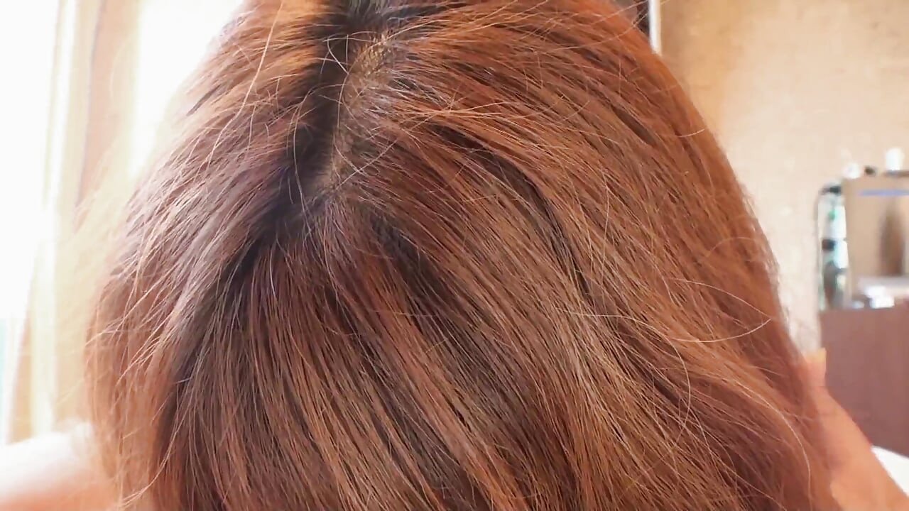 Fresh girl a Japanese slut with hairy pussy gets her pussy