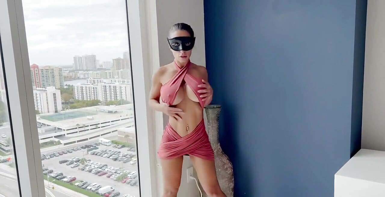 New Masked Sex Video This Was Right Before Going to a Business Brunch Lol...that's Why I'm Dressed up but I Got the Sudden Urge
