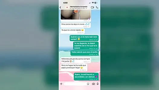 Obrolan WhatsApp Panas dengan Kakak Tiri Saya Berakhir dengan Akhir Bahagia ANAL