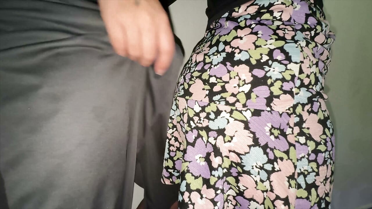 You Can See It When She Strokes the Stranger's Penis