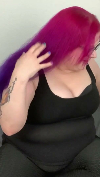 Deutsche Gothic-BBW Abby Strange, looner fetish: blow to pop | Clip 2