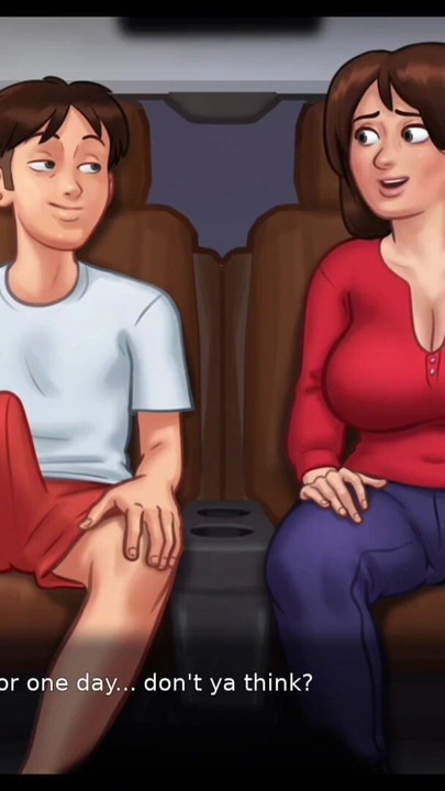 Perfect Hot MILF Romantic Kissing, He Then Masturbates With Her Panties - Summertime Saga By DarkCookie | Clip 1