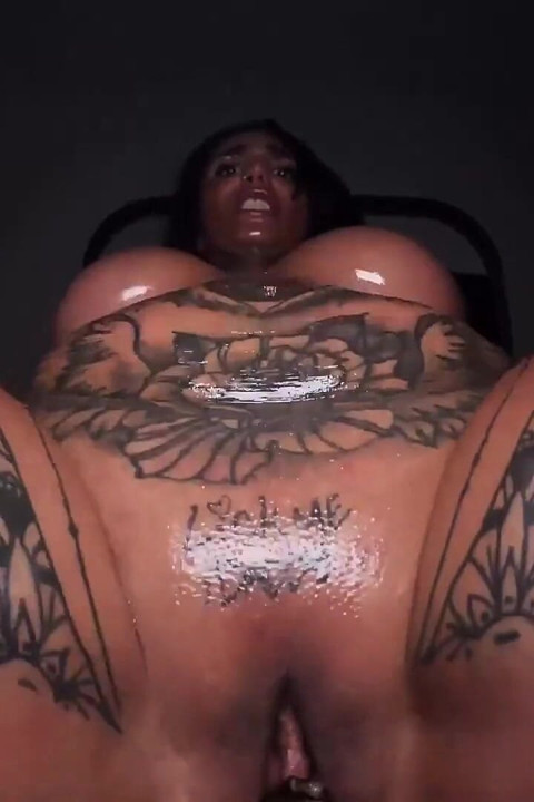 Tattooed Busty MILF Tyra Drains Massive BBC All Night