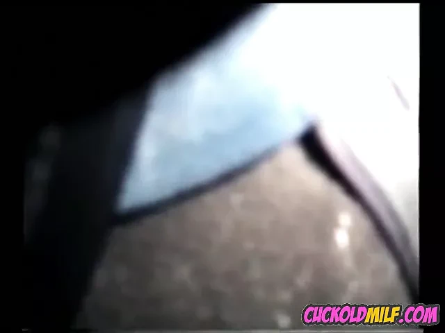 Cuckold MILF with BBC bull Sissy husband POV videotaping