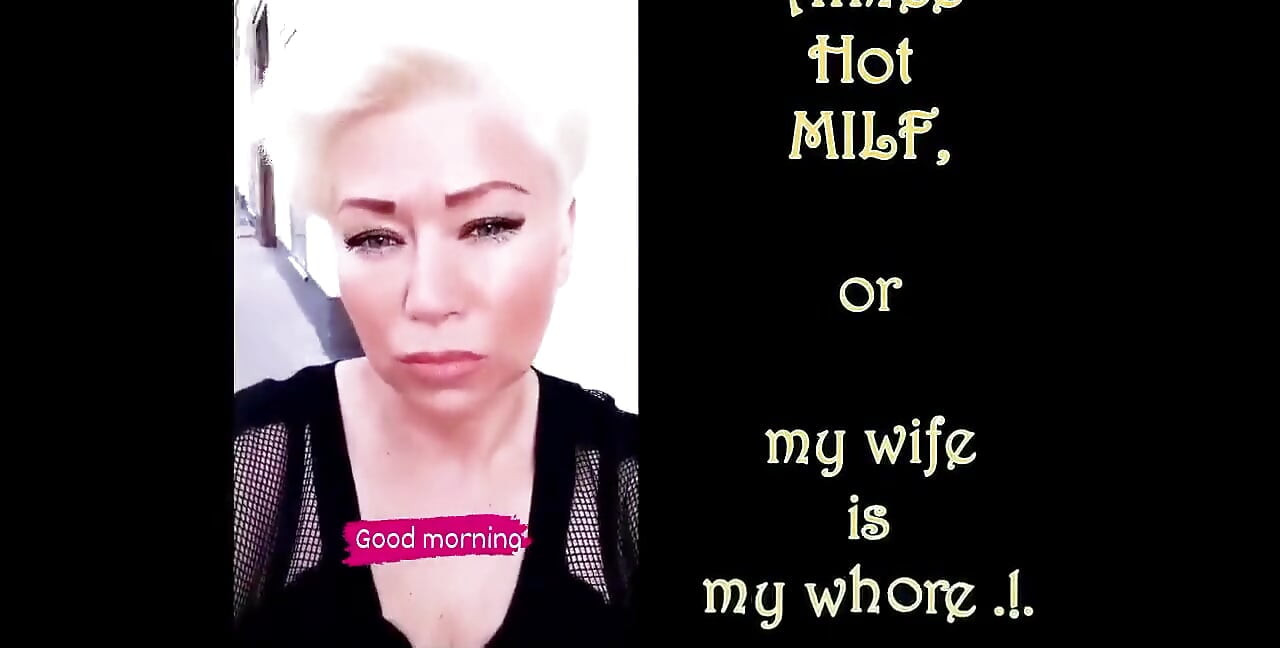 Två onani av min personliga hora-fru, med och utan smink ...))