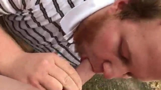 Phil Smith sucks cock in the woods