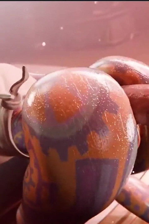 Bald Ass Cunt Eve Gets Bulging Pussy Fucked, Jules Gets Backshots From Behind