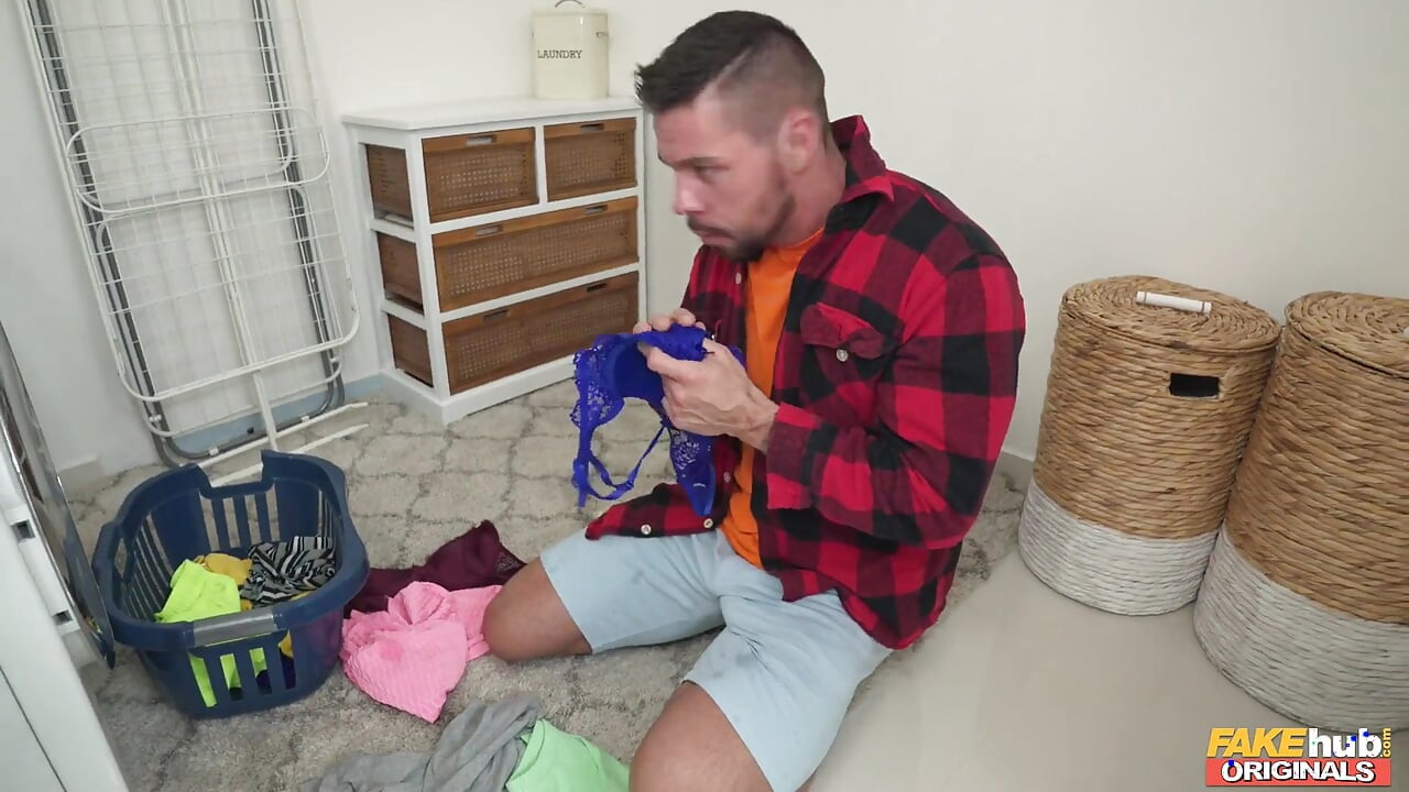 Fakehub Originals - Ebony Mystique Makes Boy Toy Clean Her Panties Like a Good Boy