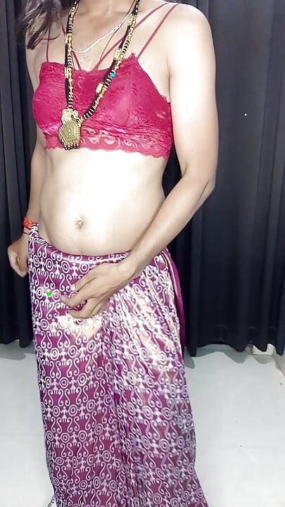 my sexy hot saree and bra panty