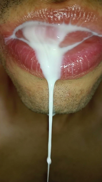 tongue, I want cum in my mouth, tongue, hard, cute, sloopy, submissive milk swallower | Clip 1