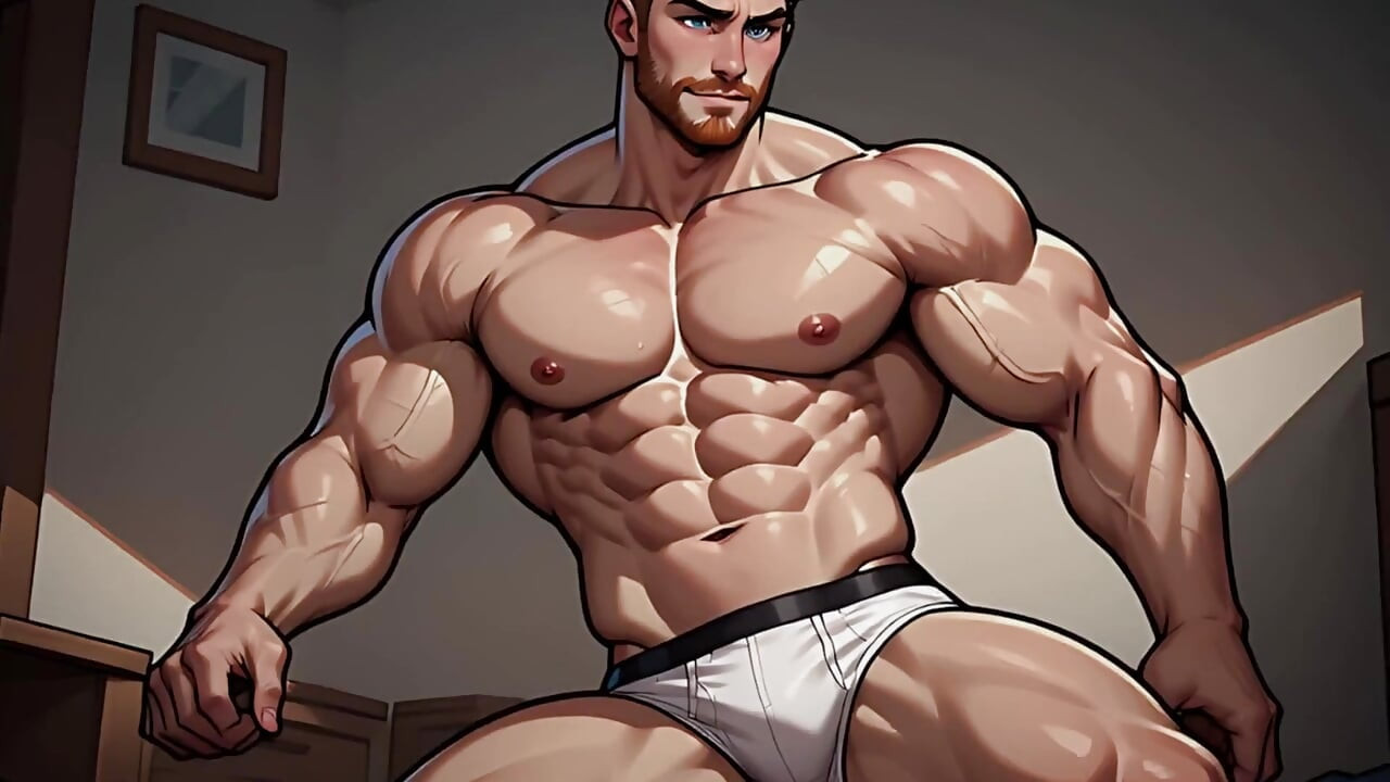 Muscle Men Tight White Undies