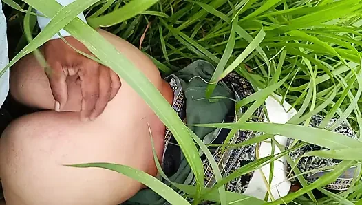 In the millet field, my elder sister-in-law sucked the cock and ass Mari opened the field of millet and killed my sister-in-law's ass