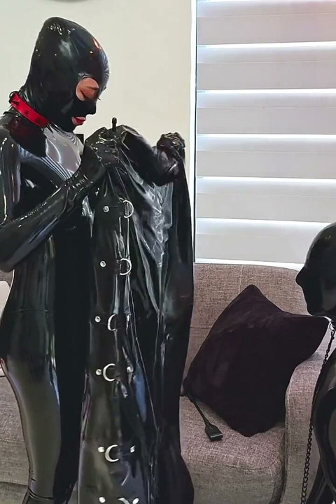 Inflatable Suit Edging and Denial, Full - Alex Latex