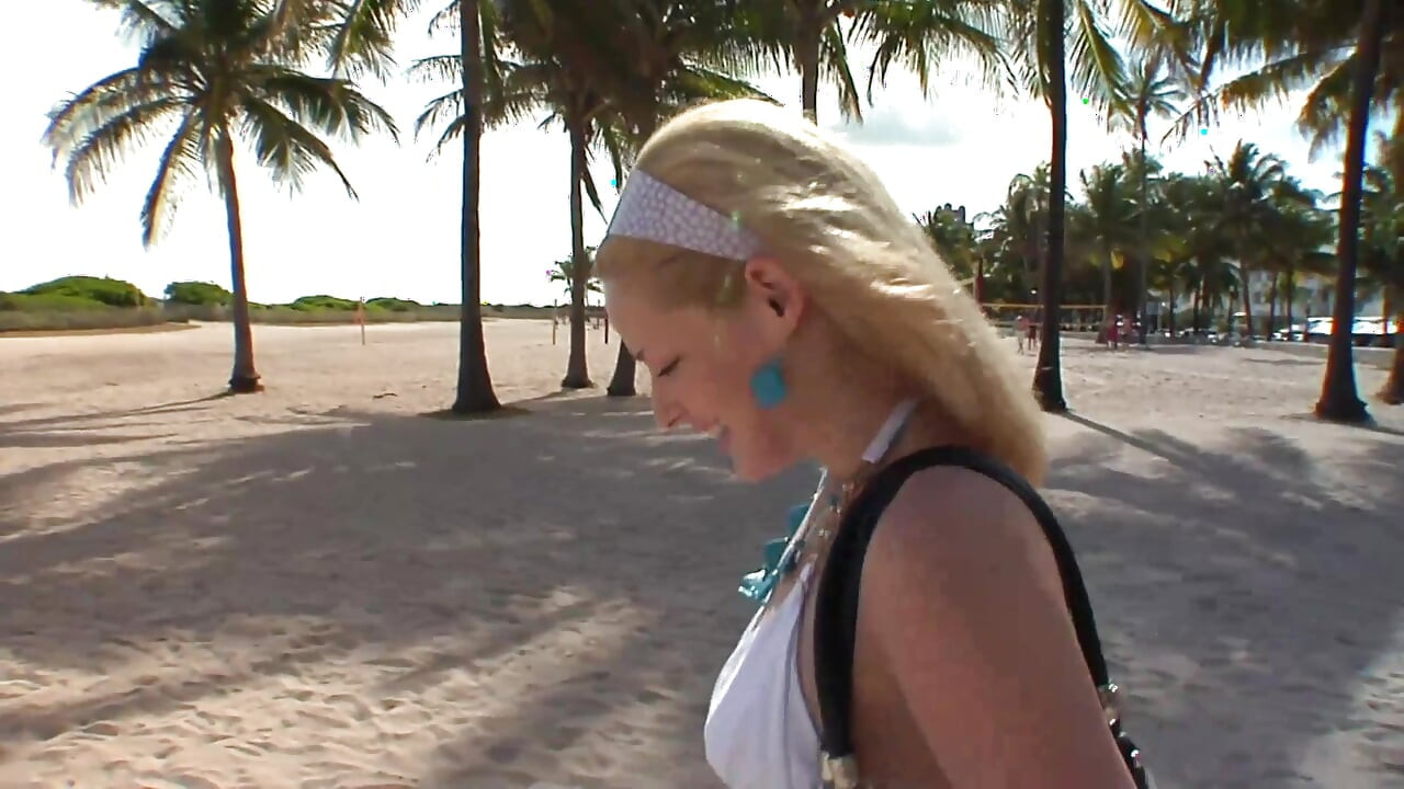 Blonde teen gets fucked by a big hard cock