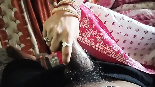 Desi ehefrau blowjob und sperma in den mund ficken von hart