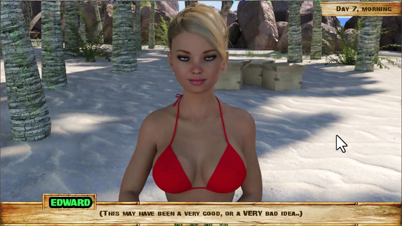 Lewd Island #7 - exploring the beach