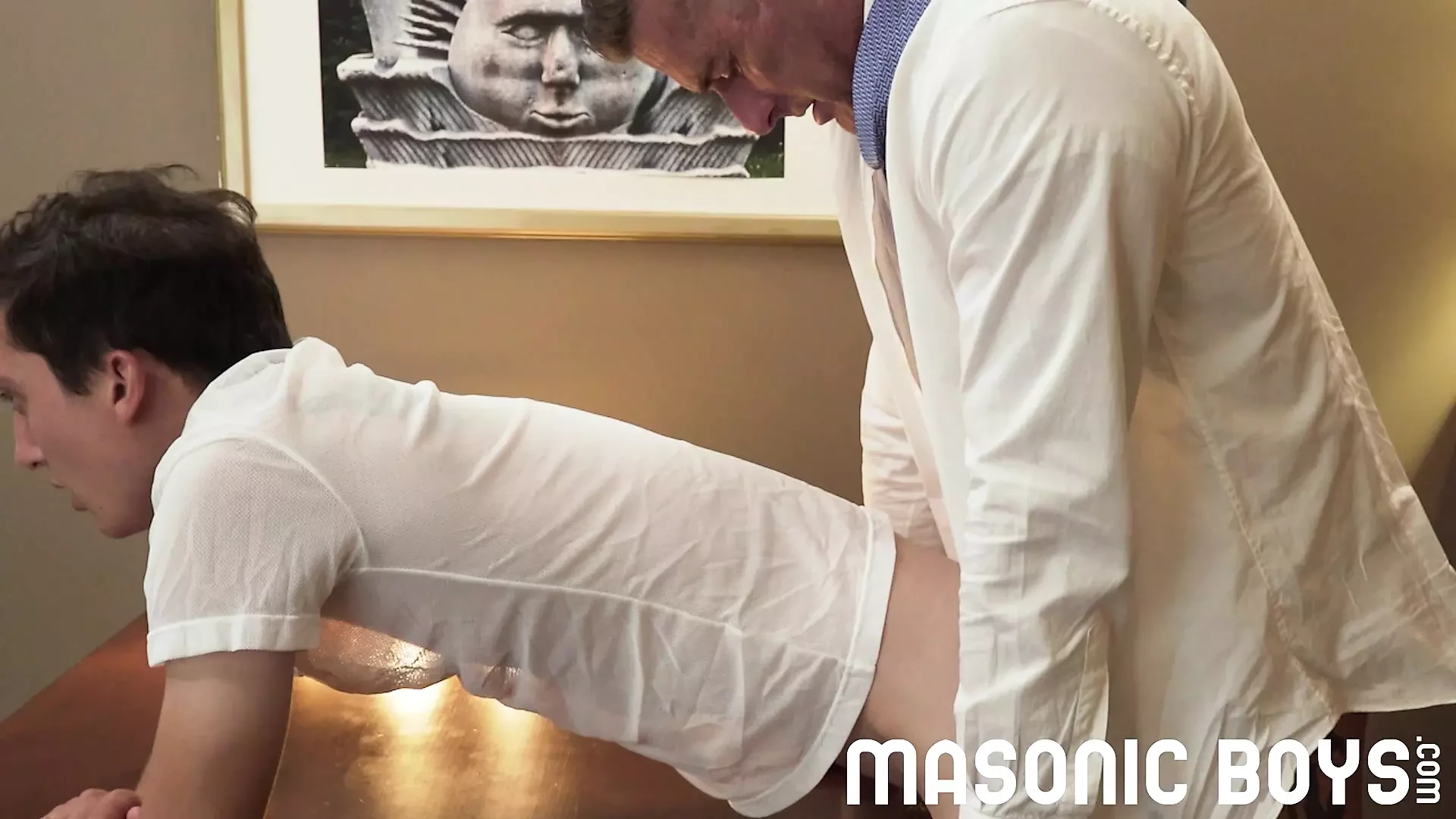 MasonicBoys - Innocent Jack Andram har förstörts av lämplig DILF -topp