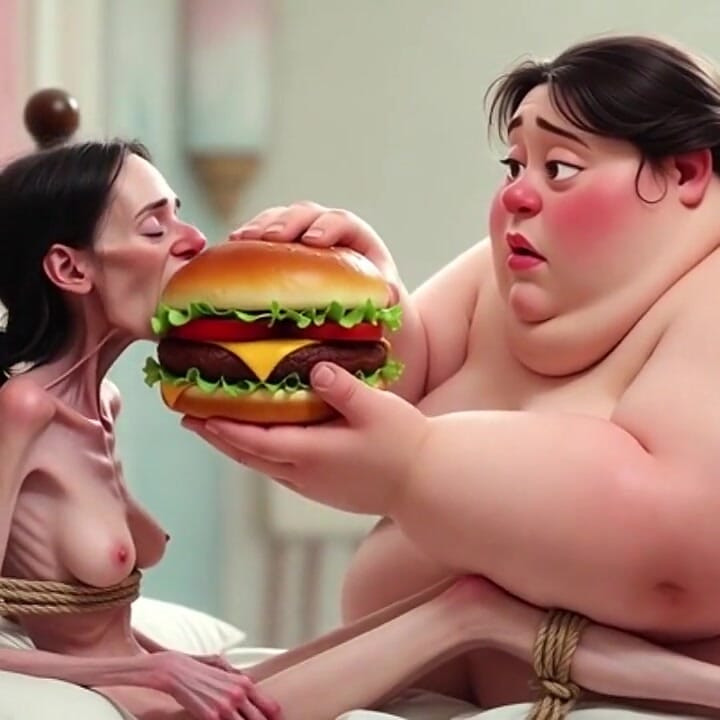Extremely Skinny Vs Massive SSBBW Feeding Session