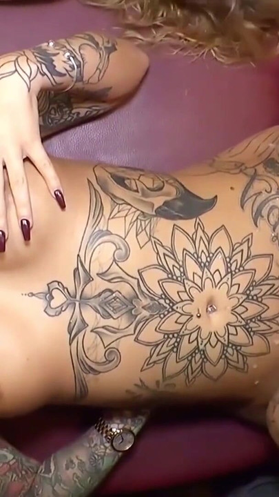 Epic moment from "CREAMPIE GANGBANG BUKKAKE FOR GERMAN TATTOO MODEL BETH ADAMS"