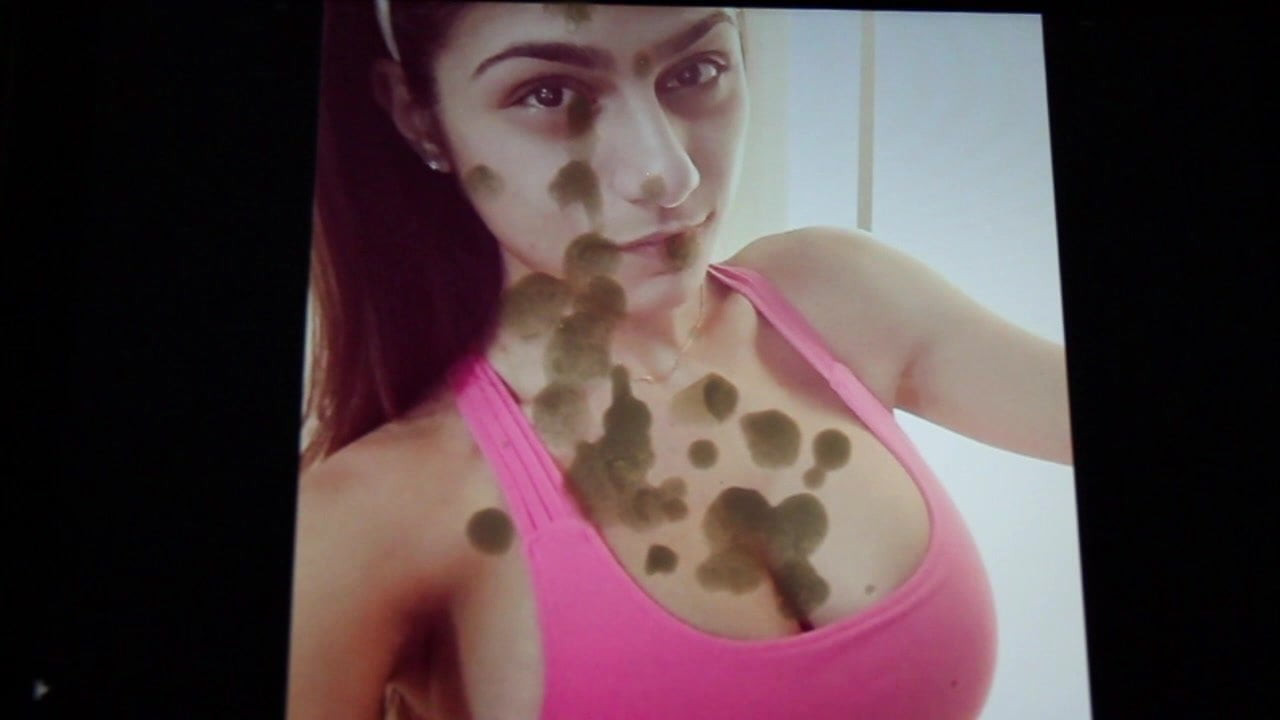 HUGE LOAD FOR MIA KHALIFA CUM TRIBUTE