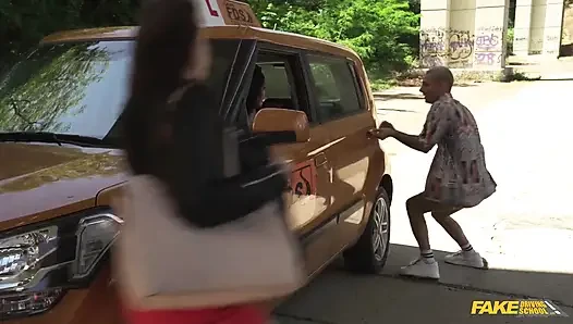 Fake Driving School - Two Hands on the Erection Yes on the Roadhead