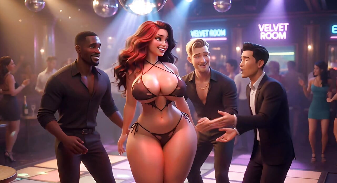 Ep 7: Curvy Wife in Sheer Black Torn Micro Bikini Gets Hands All Over Ignoring Husband