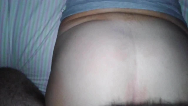 cum on ass