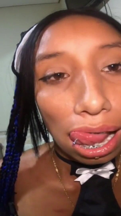New Mouth Braces Shake My Tiny Small Tits In My Maid Outfit Just Tell Me How You Want It Me & My Sexy Hot Booty Cheeks - Jhodez1 | Clip 1