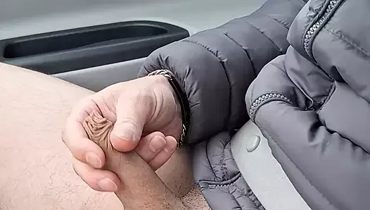Ręczna robota podczas jazdy