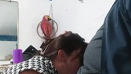 This little slut likes having sex at my mother-in-law's house.