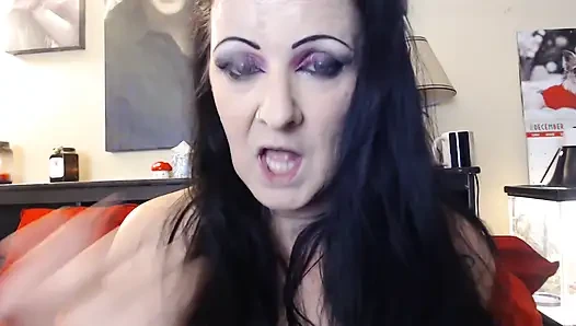 Lipstick application long duck lips