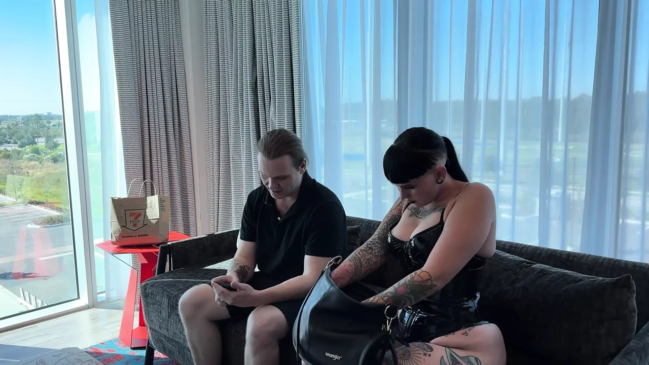 Edging and Prostate Milking the Delivery Boy