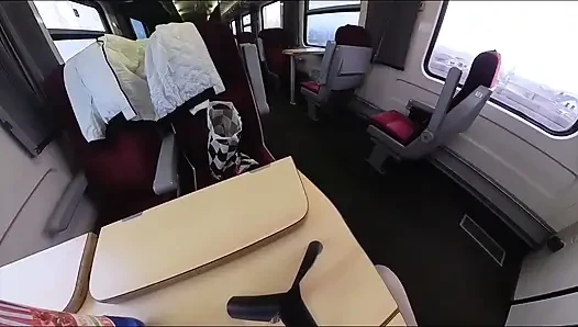 Adrenalin Im Zug. Auf Der Toilette Erwischt.
