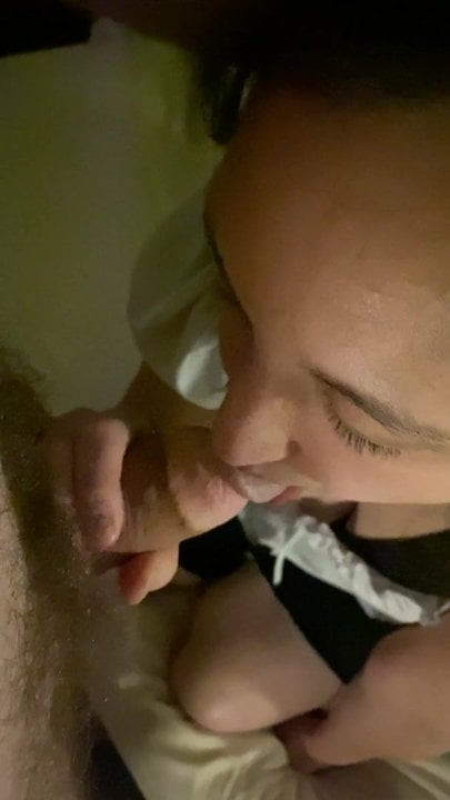 Wife sucks cock