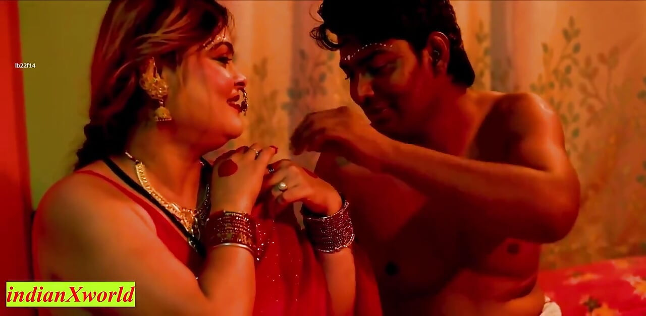 Marriage Night Romantic Sex with New Wife! Real Suhagrat Sex