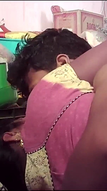 Jaw-dropping moment from "Indian village house wife kissing ass Housband"