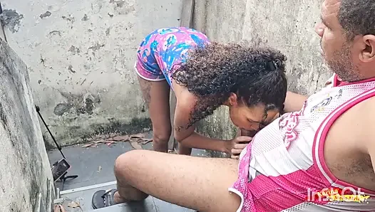 100% anal on the stairs of an abandoned house
